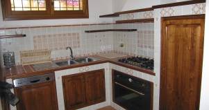 Cucina muratura 6 design esclusivo in legno